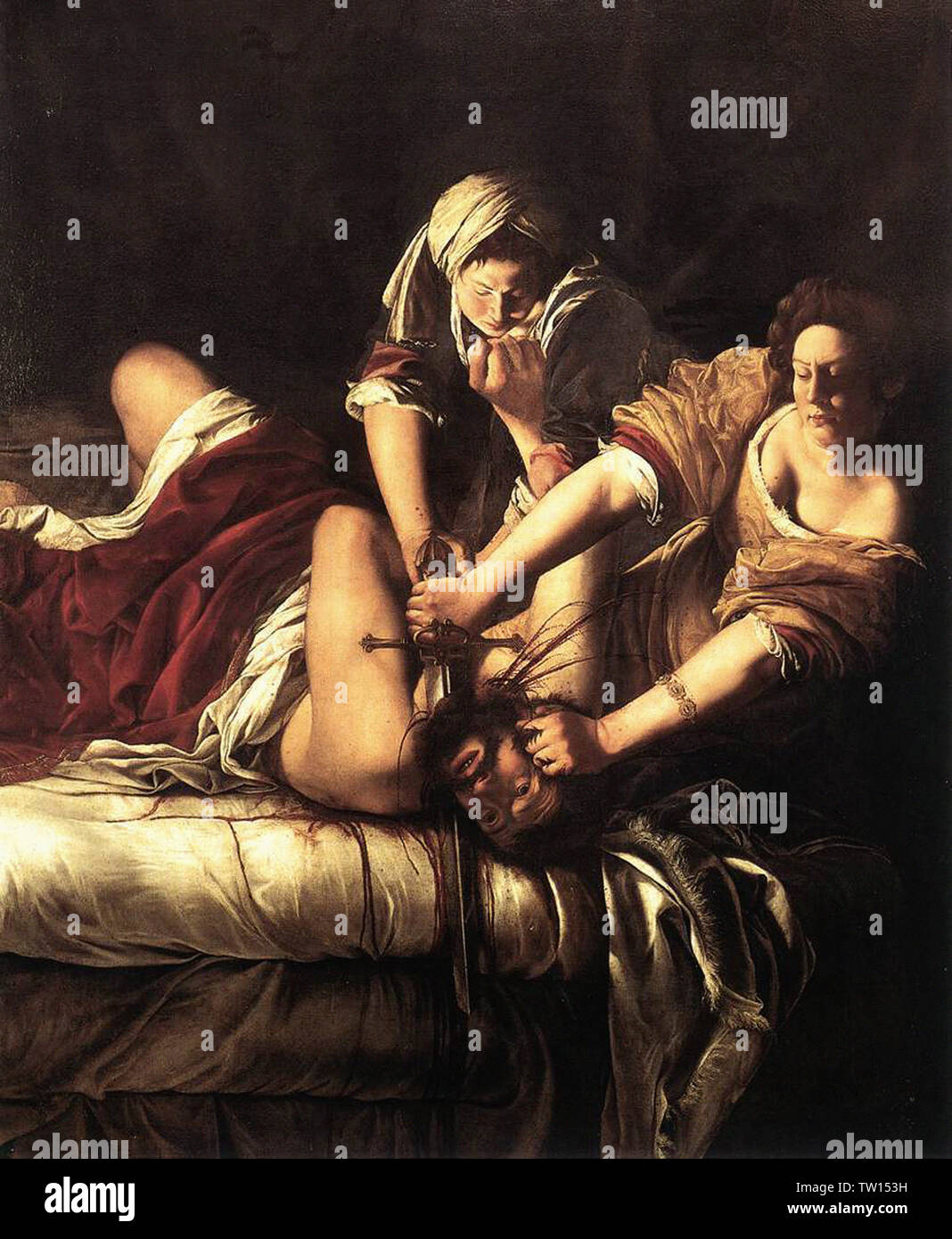 Nikolaj Nikolaevich Ge (Gay)ntileschi - Judith decapitazione Oloferne 1620 Foto Stock