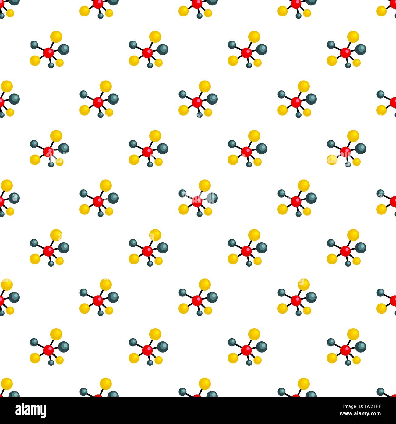 Reticolo atomico modello vettore senza giunture ripetere per ogni web design Illustrazione Vettoriale