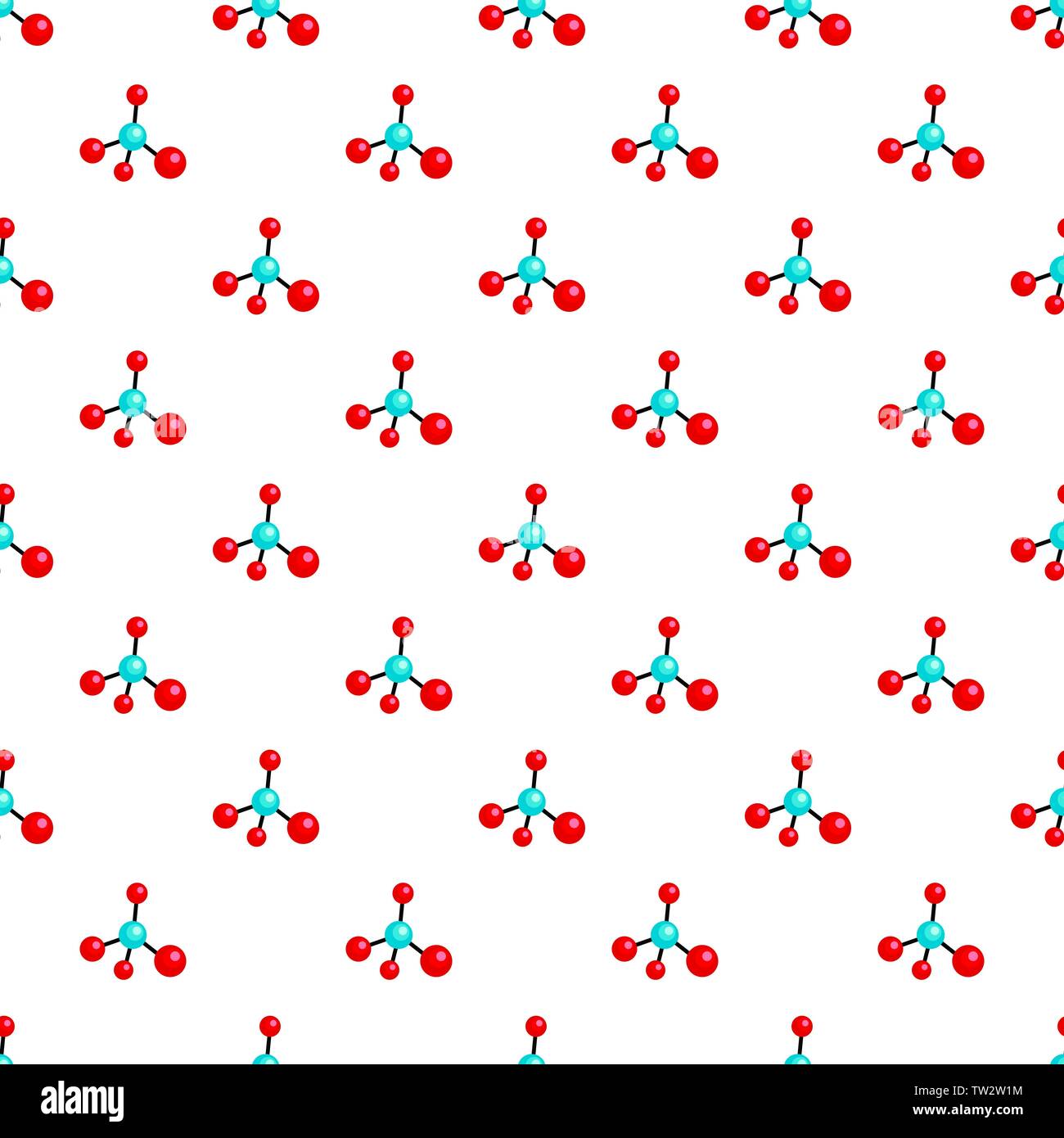 Griglia atomica modello vettore senza giunture ripetere per ogni web design Illustrazione Vettoriale