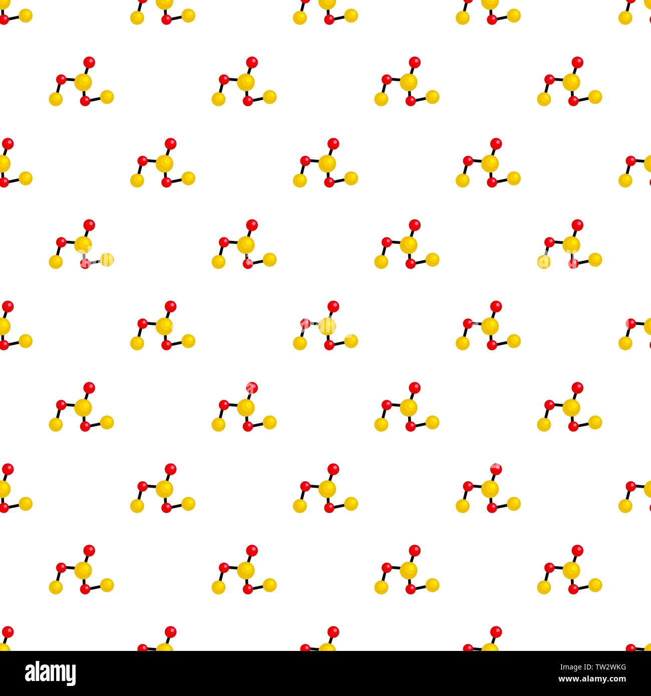 Reticolo chimico modello vettore senza giunture ripetere per ogni web design Illustrazione Vettoriale