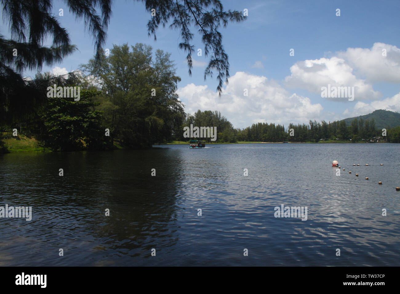 Scenario del lago, Phuket, Thailandia Foto Stock