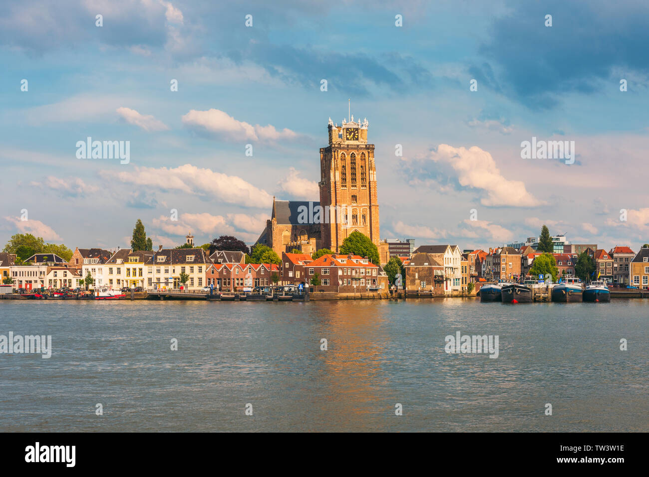 Skyline di Dordrecht Paesi Bassi Foto Stock