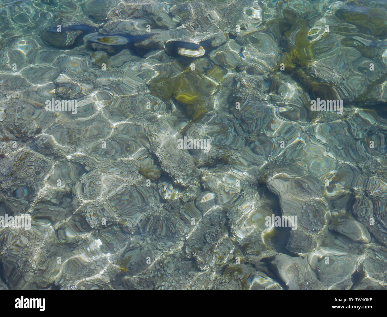 Acqua cristallina Foto Stock