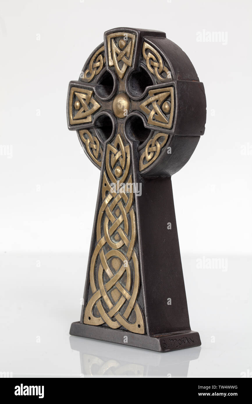 Vintage Croce Celtica Foto Stock