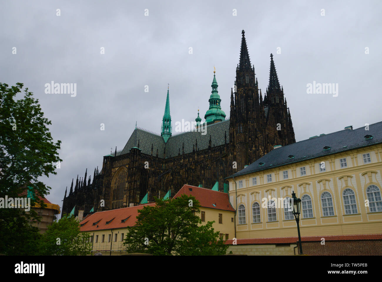 Castello di Wawel Hill a Cracovia, Polonia Foto Stock
