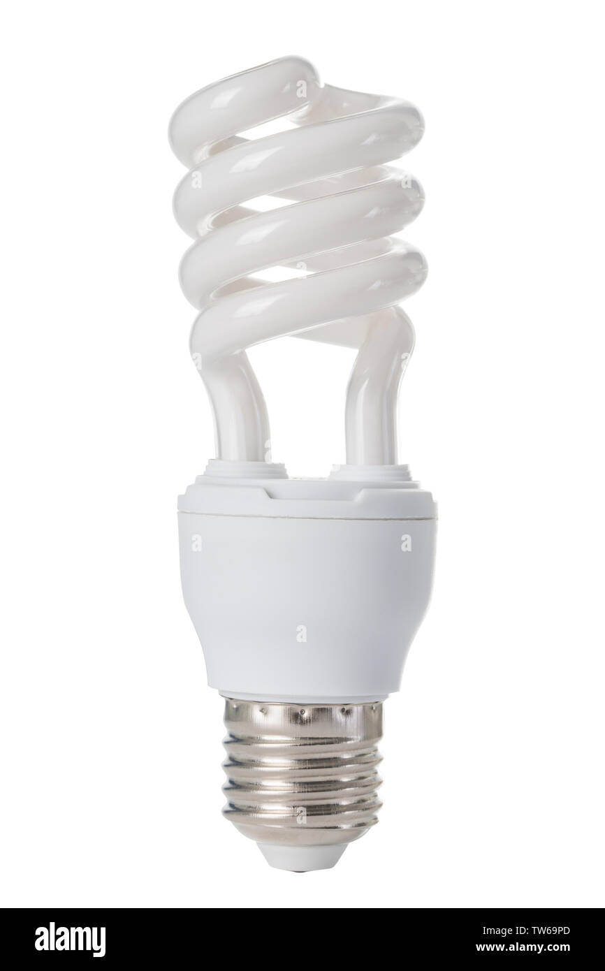 Una lampadina a risparmio energetico. Foto Stock