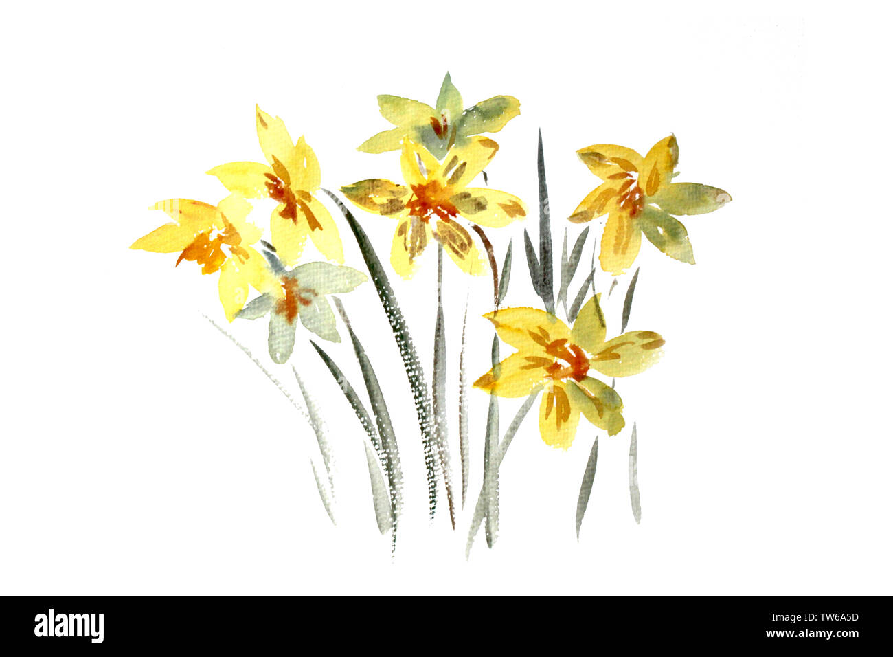 Fiore illustrazione design art deco schema impianto di verniciatura stile creativo bellissimo fiore fiore petali di pattern Foto Stock