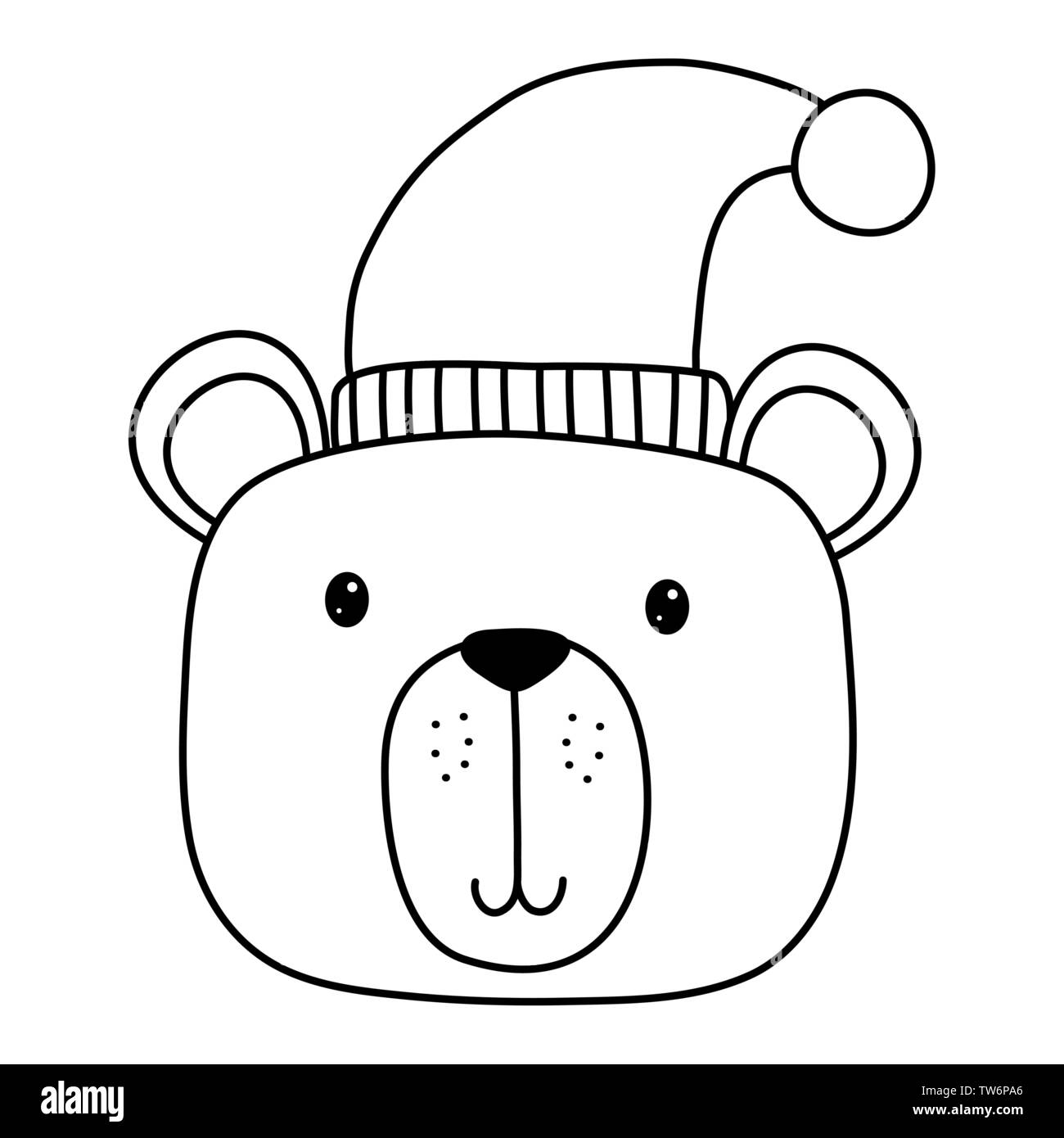 Orsacchiotto di peluche design, infanzia giocare divertimento kid cartoon gioco e tema oggetto illustrazione vettoriale Illustrazione Vettoriale