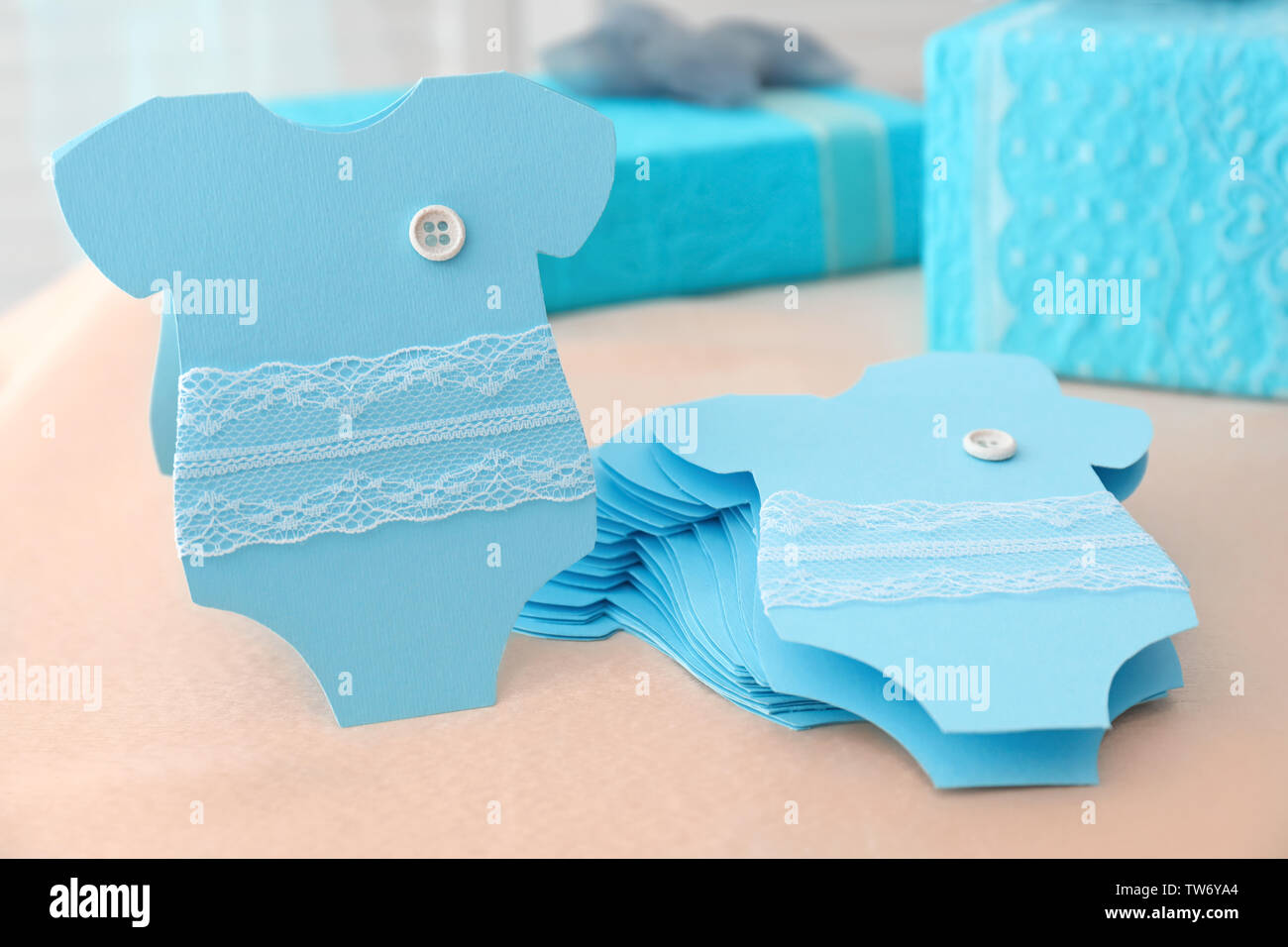 30 biglietti di ringraziamento personalizzabili per baby shower