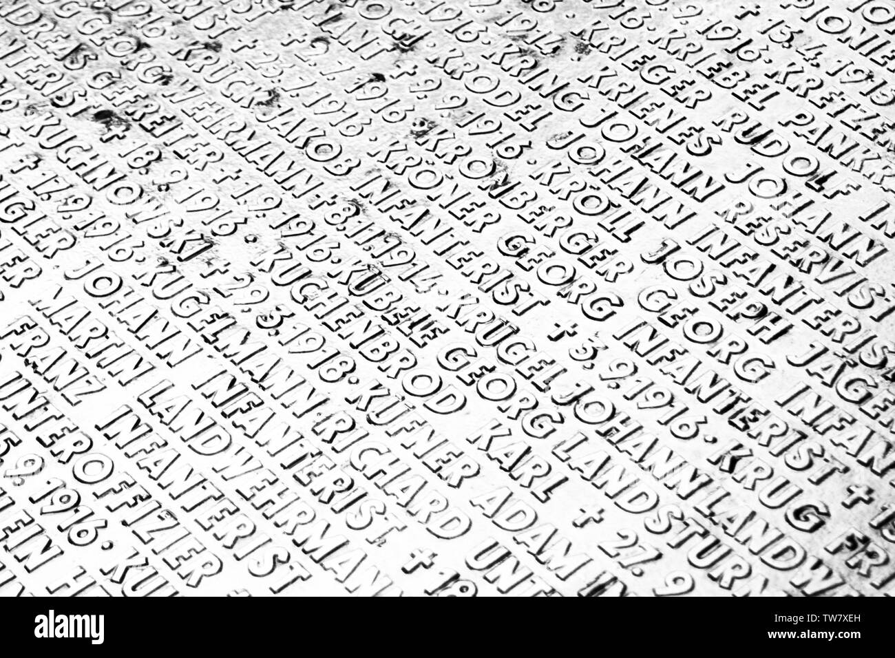 Cimitero tedesco, Fricourt Foto Stock