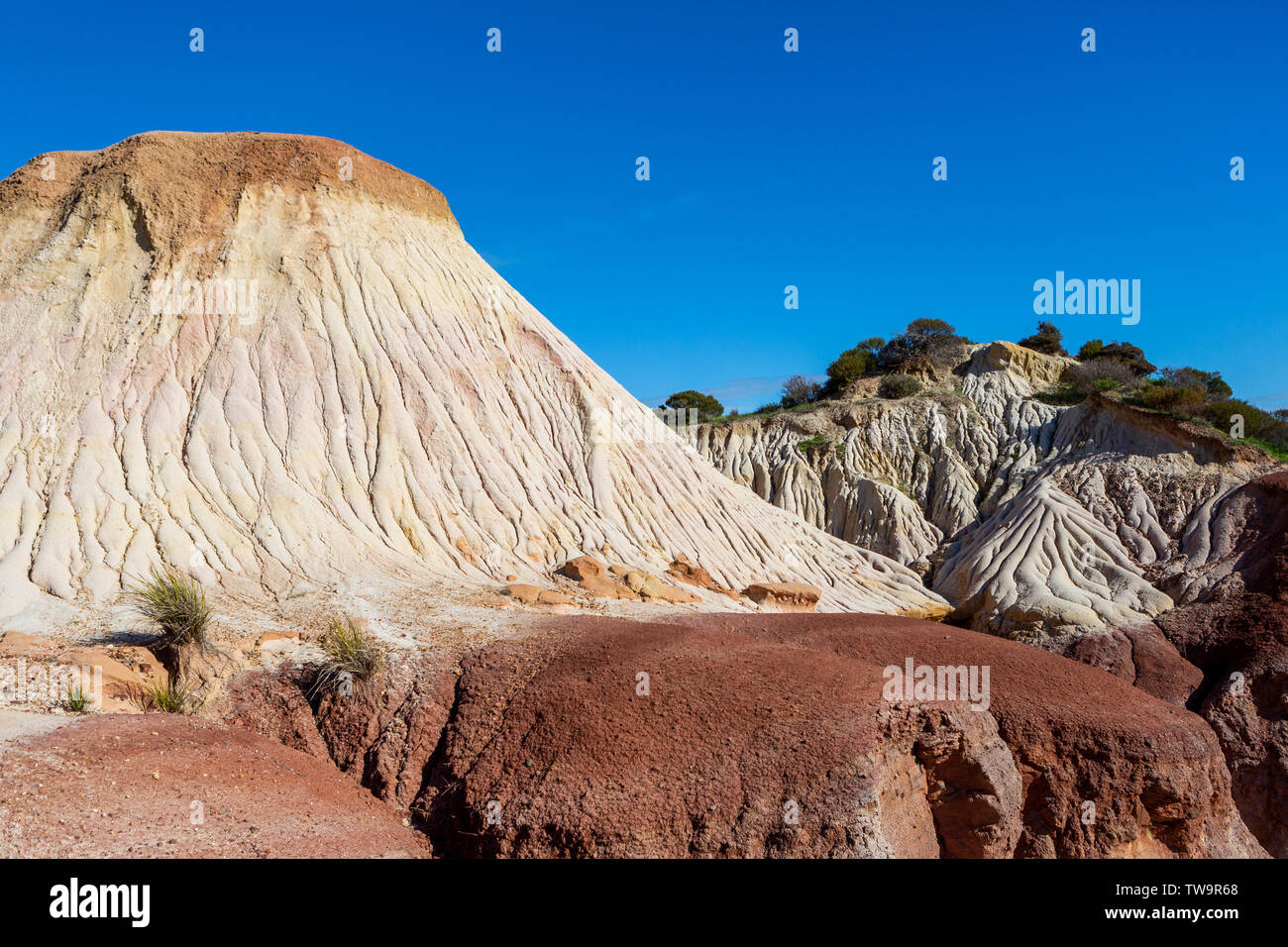 Sugarloaf rock formazione in Hallett Cove Australia del Sud il 19 giugno 2019 Foto Stock