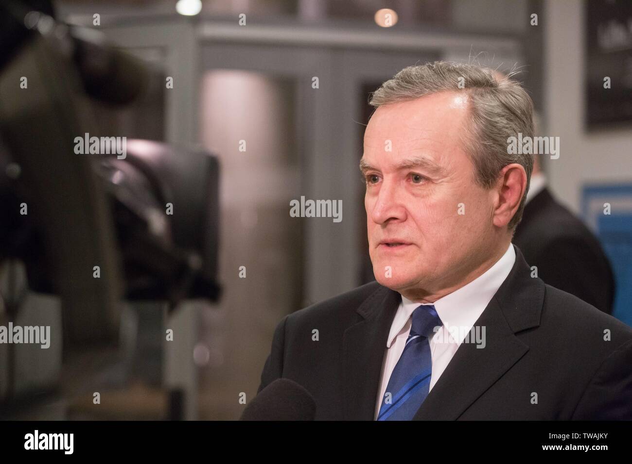 Piotr Glinski - uomo politico polacco, Vice Primo Ministro e Ministro della cultura e del patrimonio nazionale Foto Stock