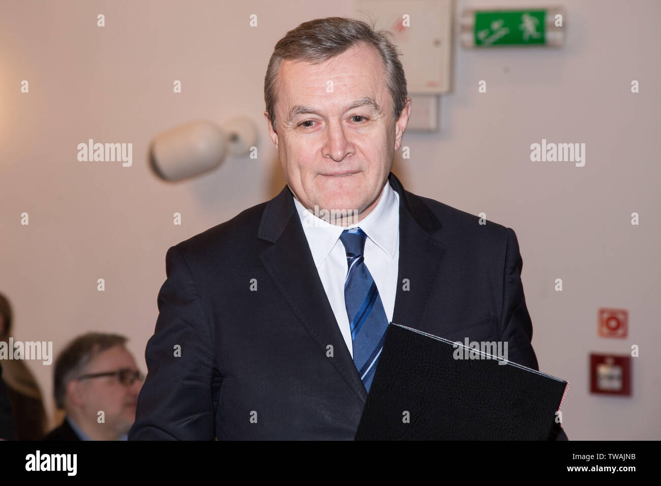 Piotr Glinski - uomo politico polacco, Vice Primo Ministro e Ministro della cultura e del patrimonio nazionale Foto Stock