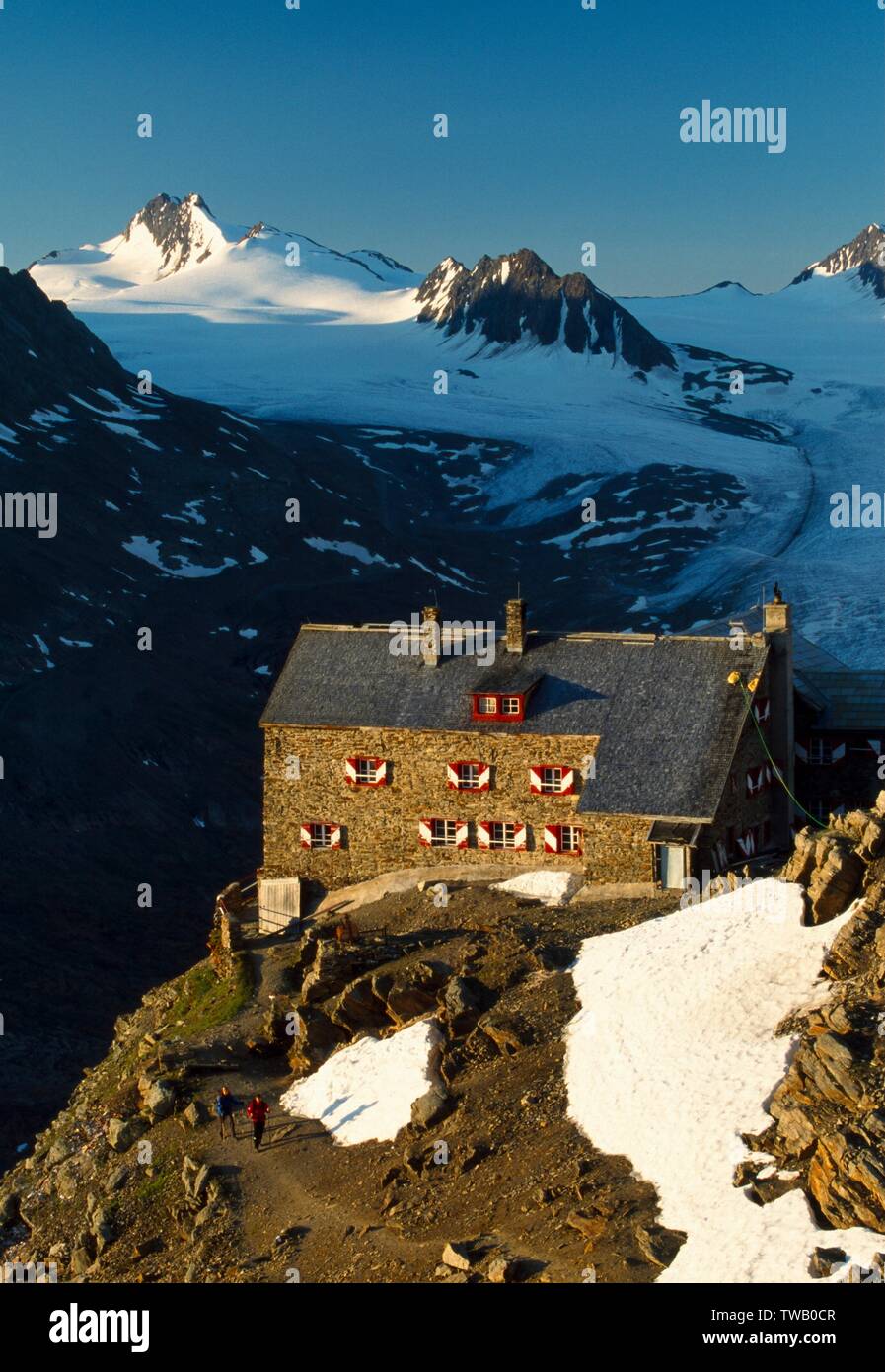 Austria, Tirolo, Alpi Oetztal, Casa Ramol. Foto Stock