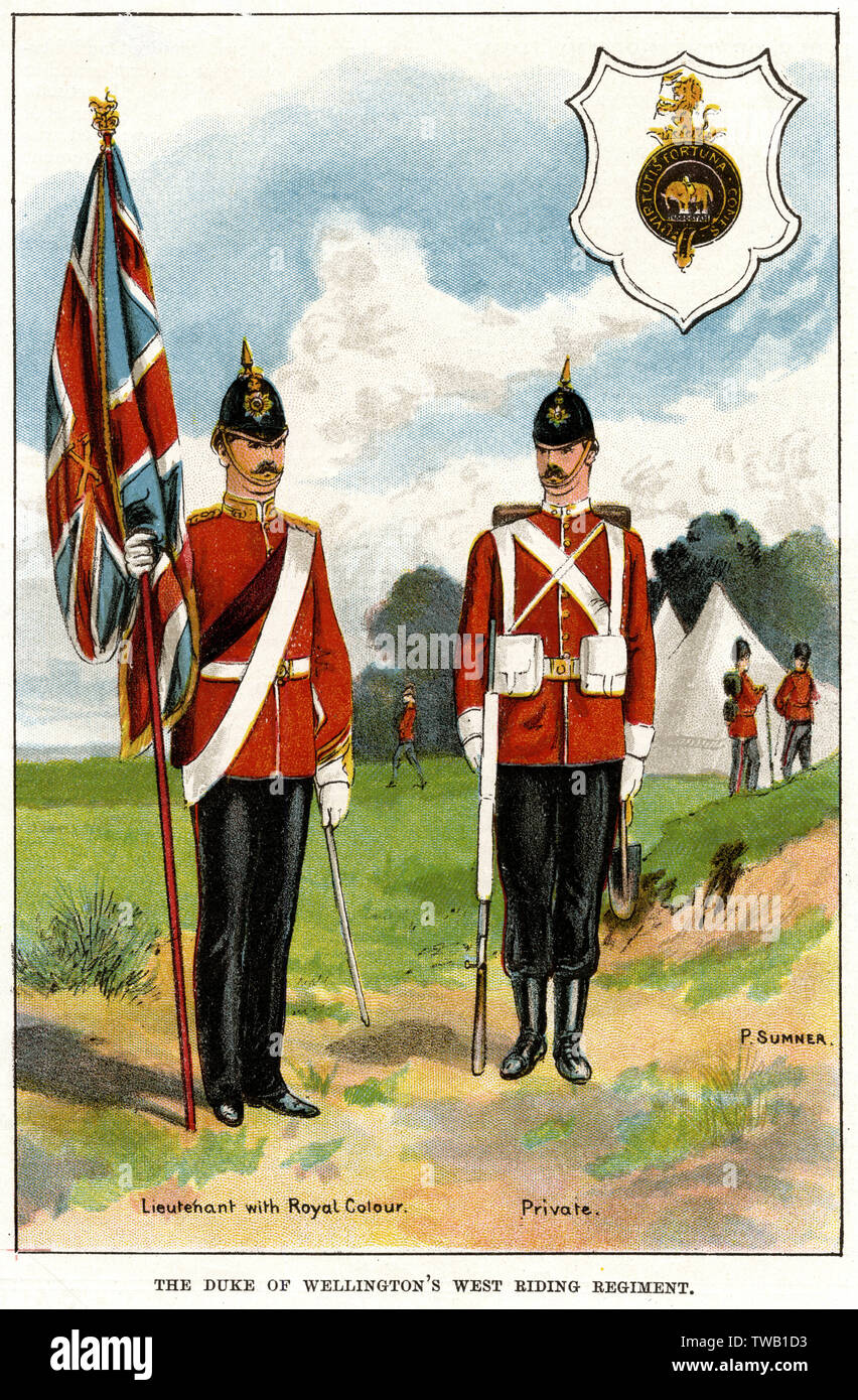 Reggimento di equitazione ovest Foto Stock