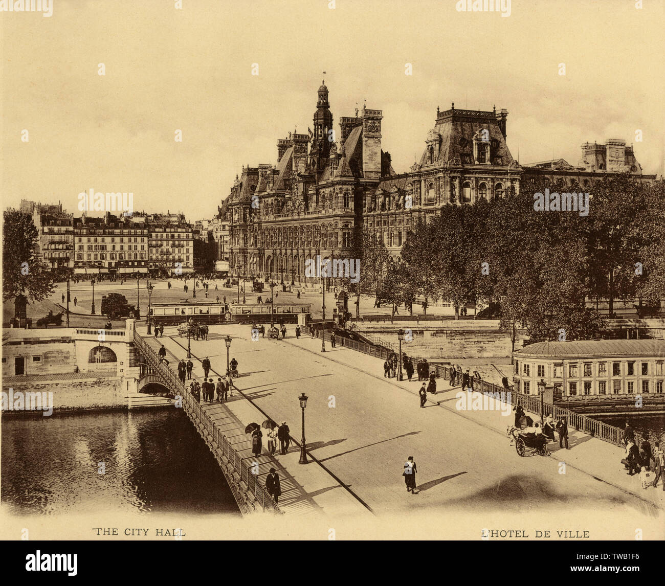 PARIGI/HOTEL DE VILLE Foto Stock