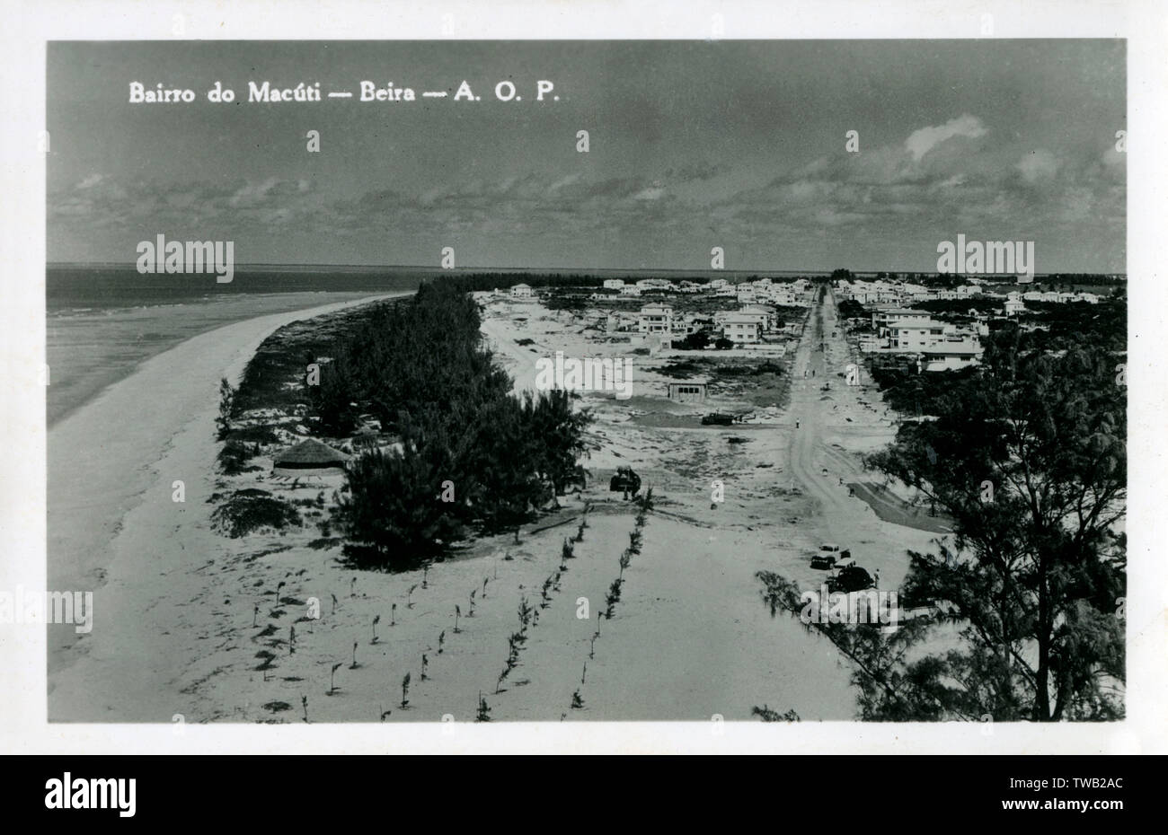 Bairro do Macuti - Beira - Mozambico Foto Stock