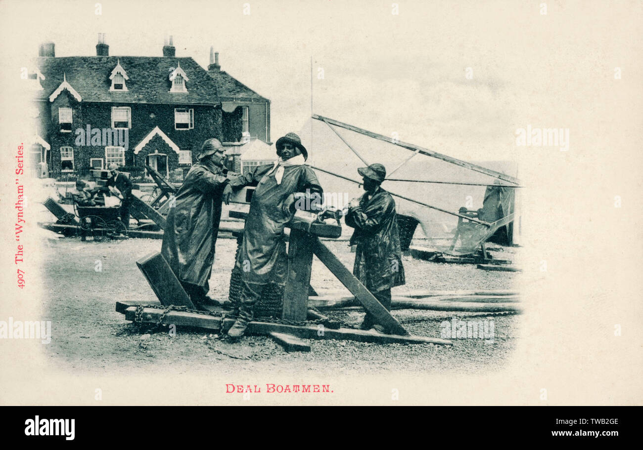 Deal Boatmen, Kent Foto Stock