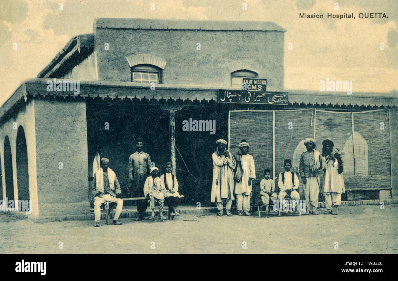 C. M. S. Kalat Mission Hospital - Quetta Foto Stock