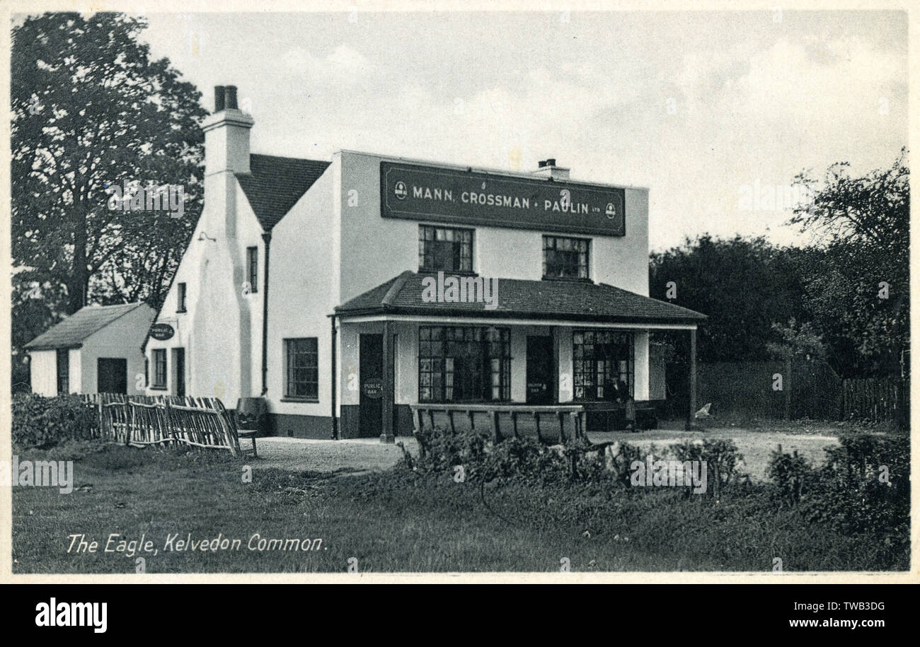 The Eagle pub - Eagle Lane, Kelvedon Common, Brentwood Foto Stock
