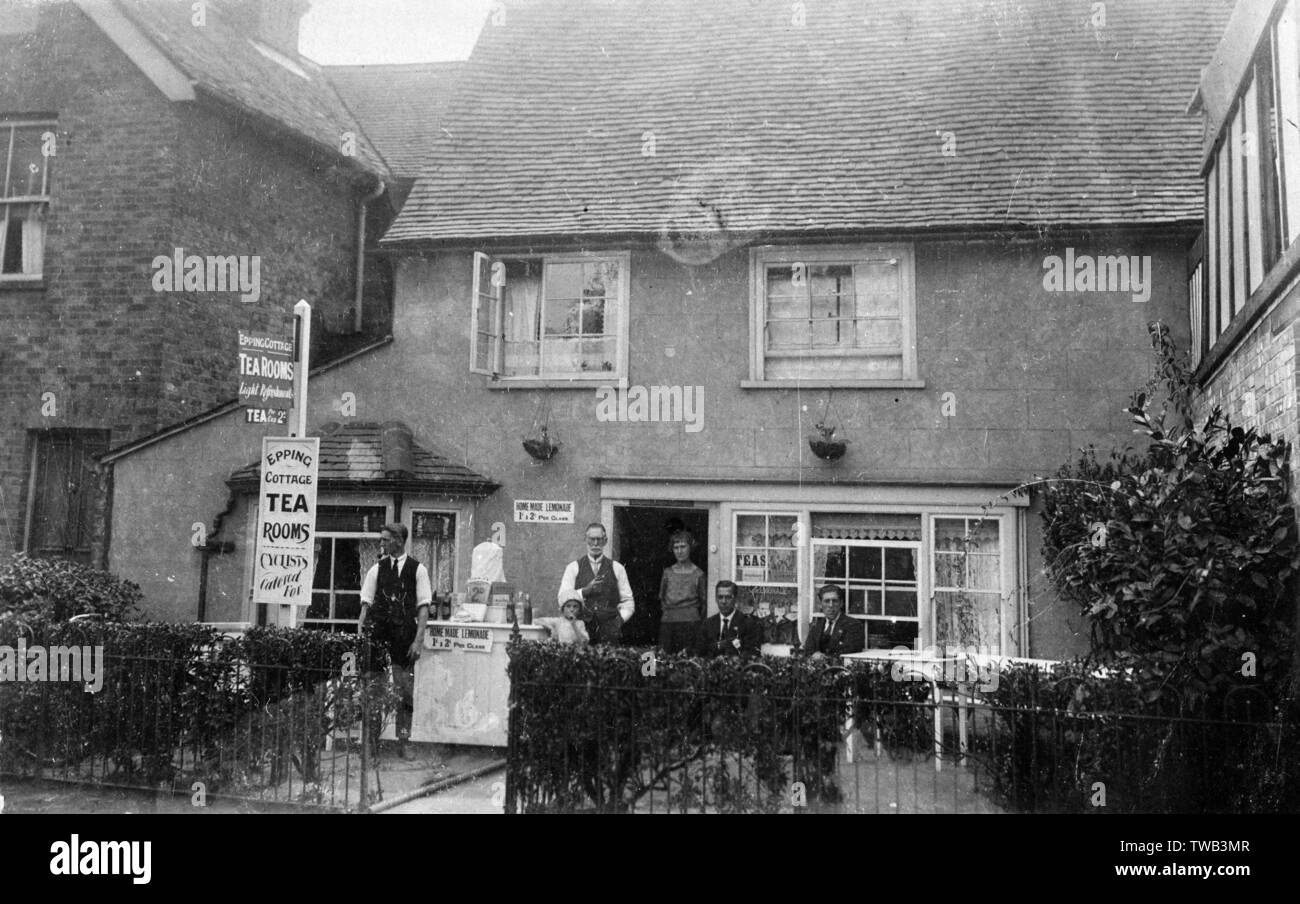 Epping Cottage Tea Rooms, Epping, Essex Foto Stock