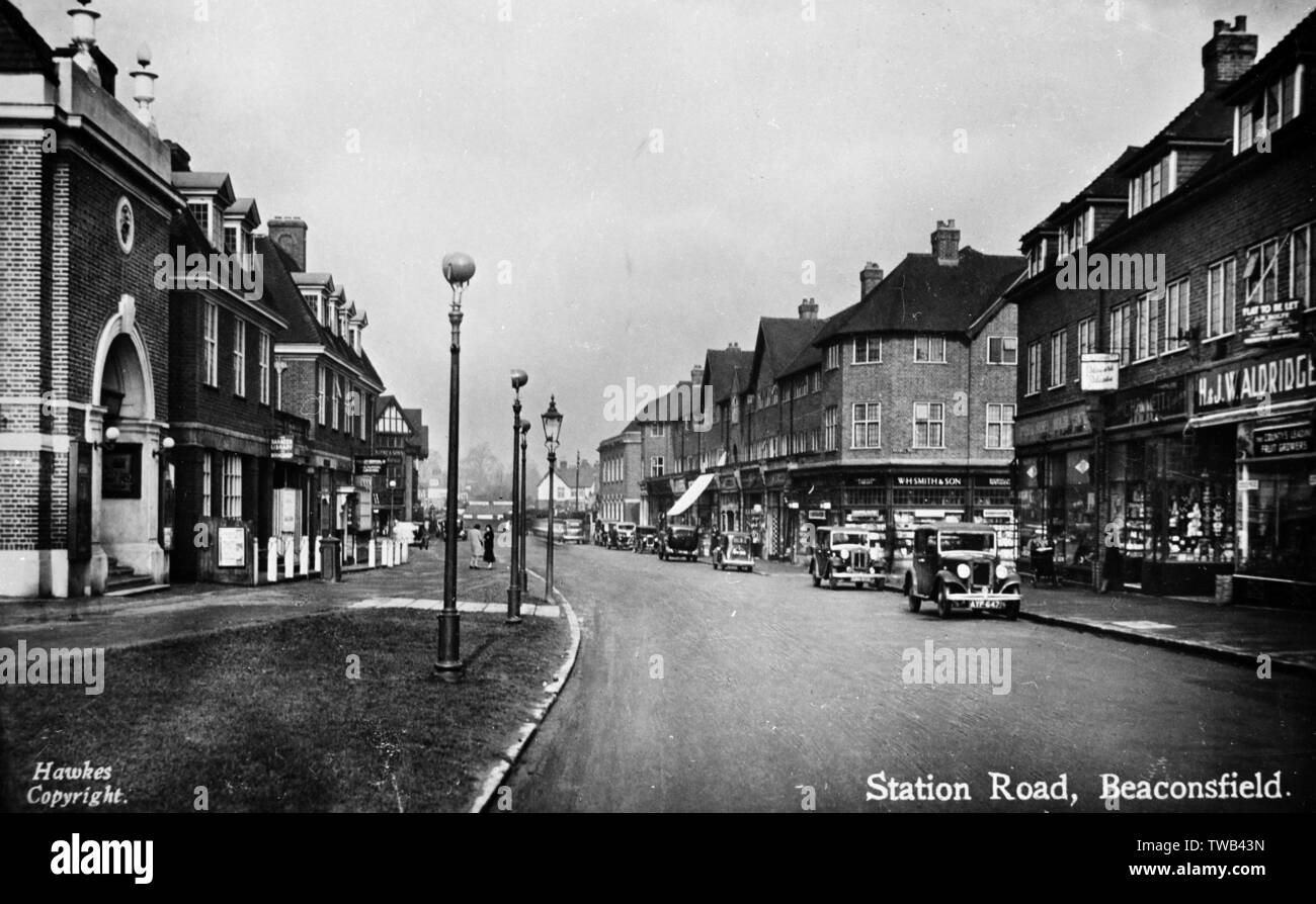 Station Road, Beaconsfield, Buckinghamshire Foto Stock