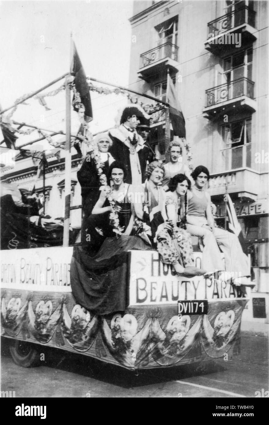 Carnevale a Torquay, Devon Foto Stock