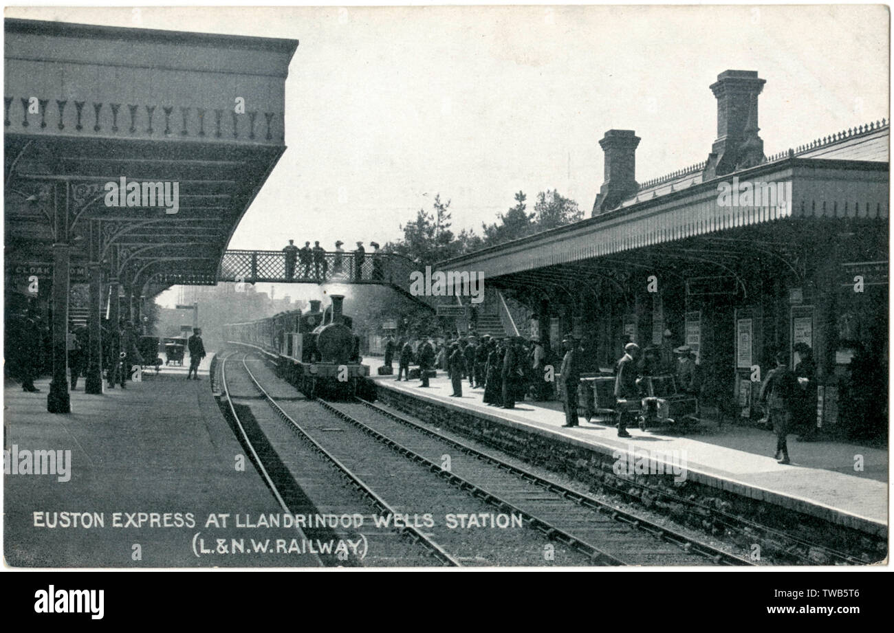 Stazione ferroviaria di Llandrindod Wells, Powys, Galles Foto Stock