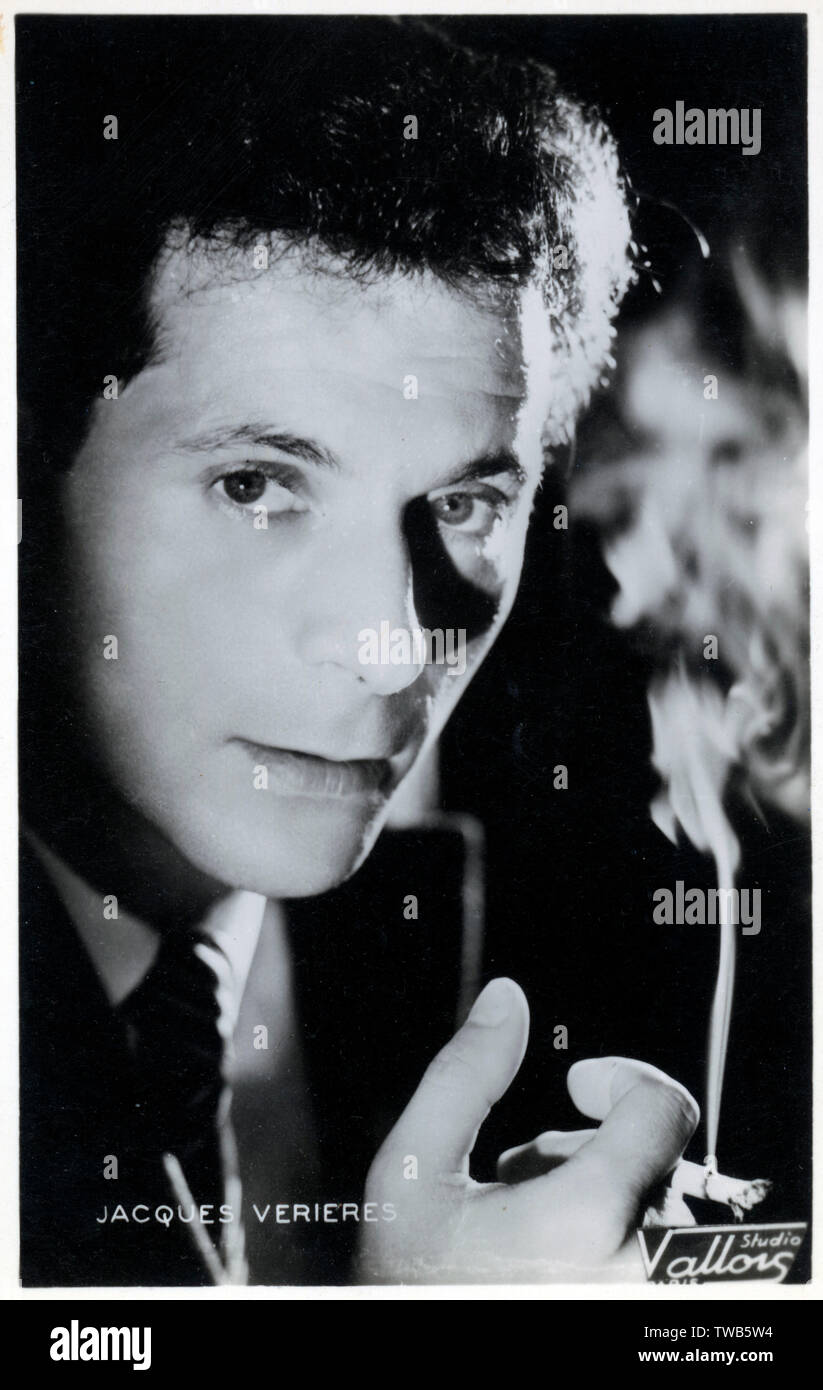 Jacques Verieres - attore e autore teatrale e cinematografico Foto Stock