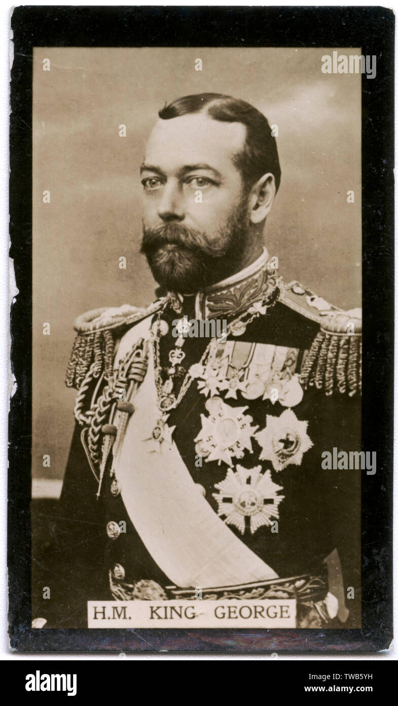Re George V Foto Stock