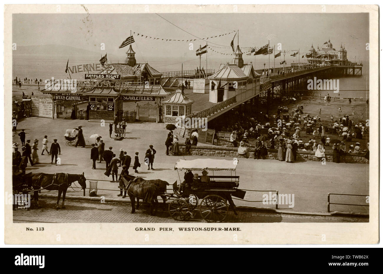 Grand Pier, Weston-Super-Mare, Somerset Foto Stock