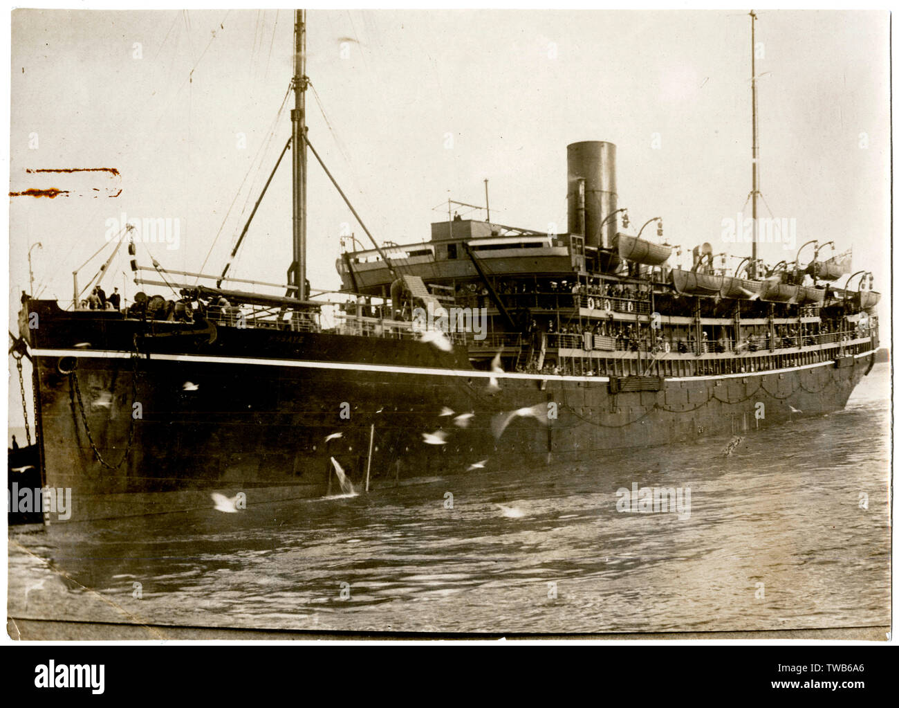 HMT Assaye, P & o Liner e nave da truppa britannica Foto Stock