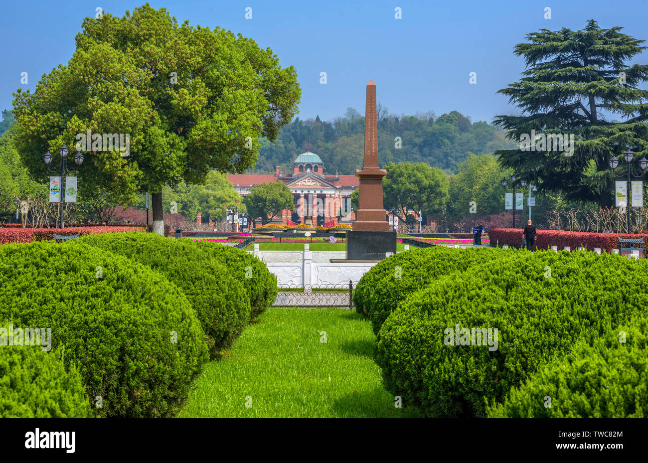 Fotografato a Red House di Racecourse, distretto Wuchang di Wuhan, Città, Provincia di Hubei il 30 marzo 2018. Foto Stock