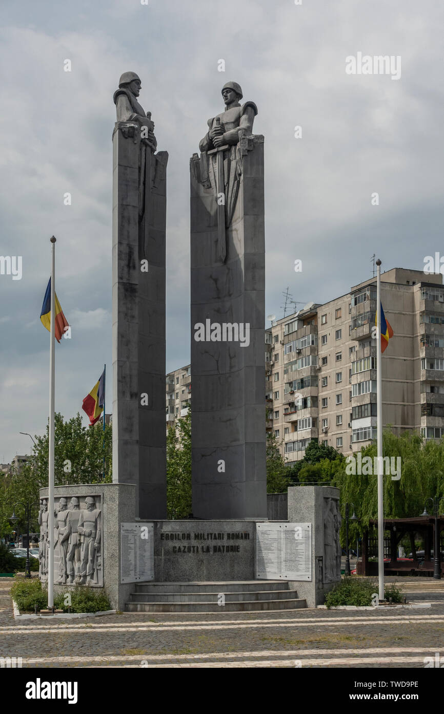 Monumentul Eroilor Militari Căzuţi în Teatre de Operaţii, il Monumento di eroi militari caduti in missione in teatri operativi Foto Stock