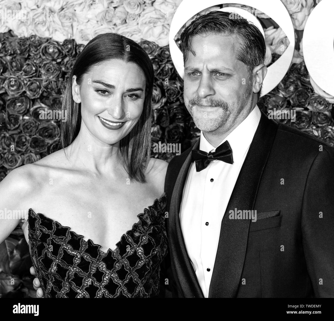 New York, NY - Giugno 09, 2019: Sara Bareilles e Joe Tippett frequentare la 73rd annuale di Tony Awards al Radio City Music Hall Foto Stock