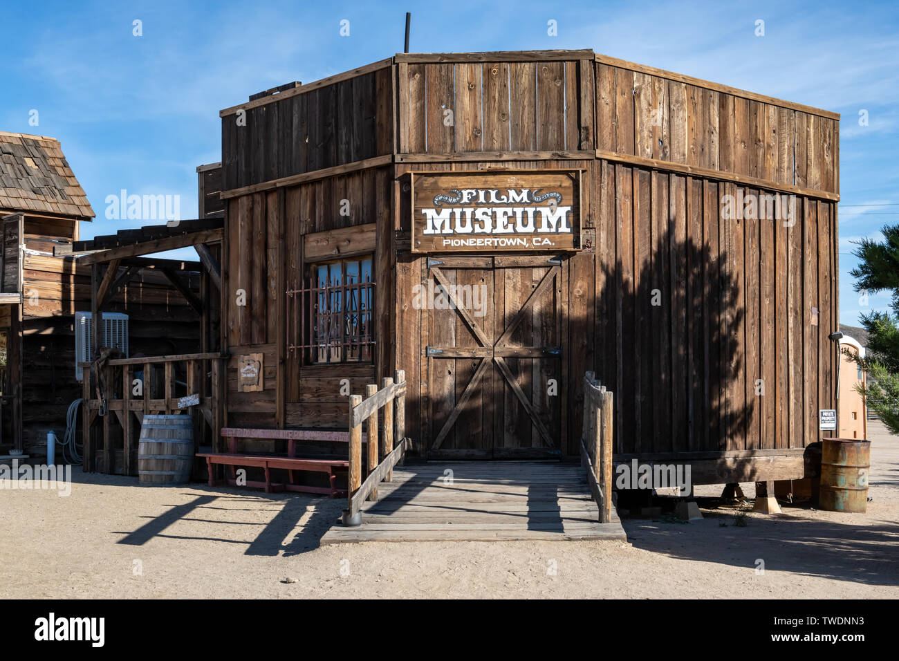 Museo dei film in Pioneertown, California Foto Stock