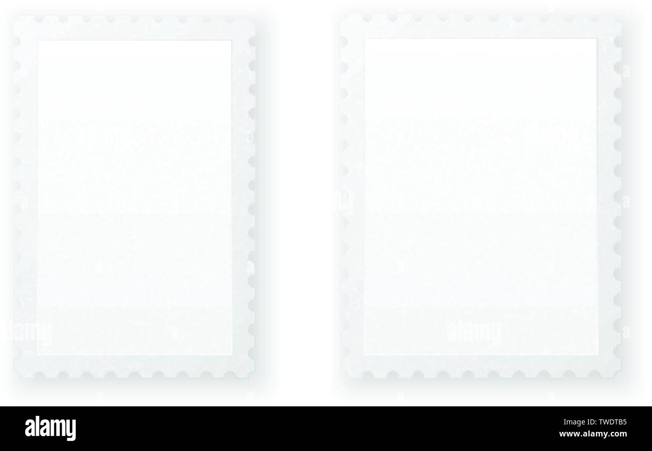 Francobollo su uno sfondo bianco. Illustrazione Vettoriale. Illustrazione Vettoriale