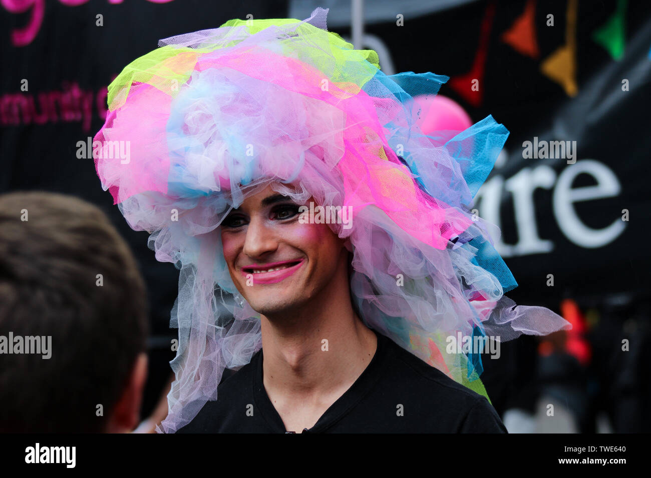 Orgoglio a Londra Parade 2014 a Londra, Inghilterra Foto Stock