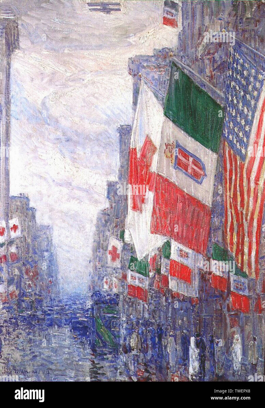 Frederick bambino Hassam - Italian Day Maggio 1918 Foto Stock