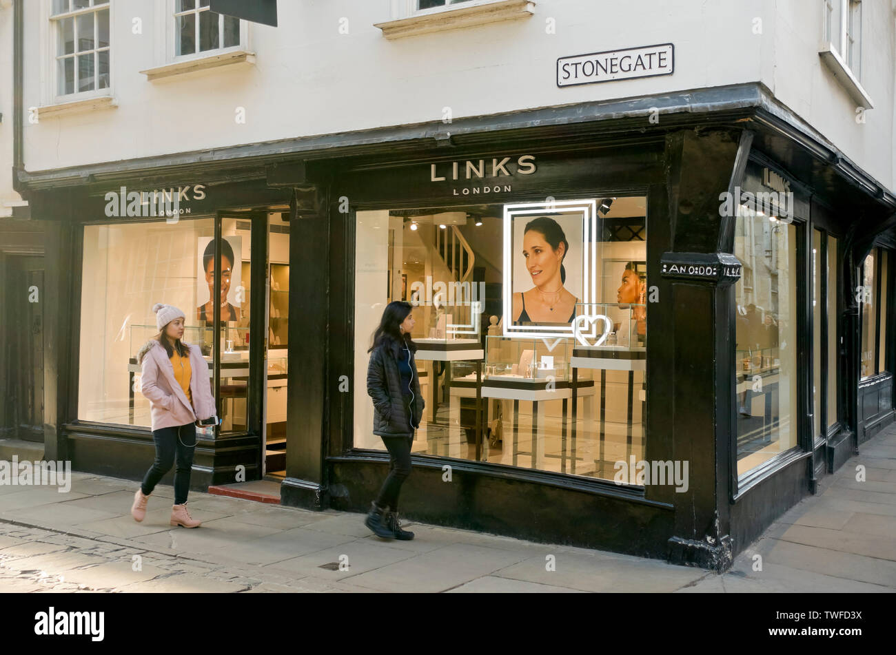 Links di Londra shop Stonegate. Foto Stock