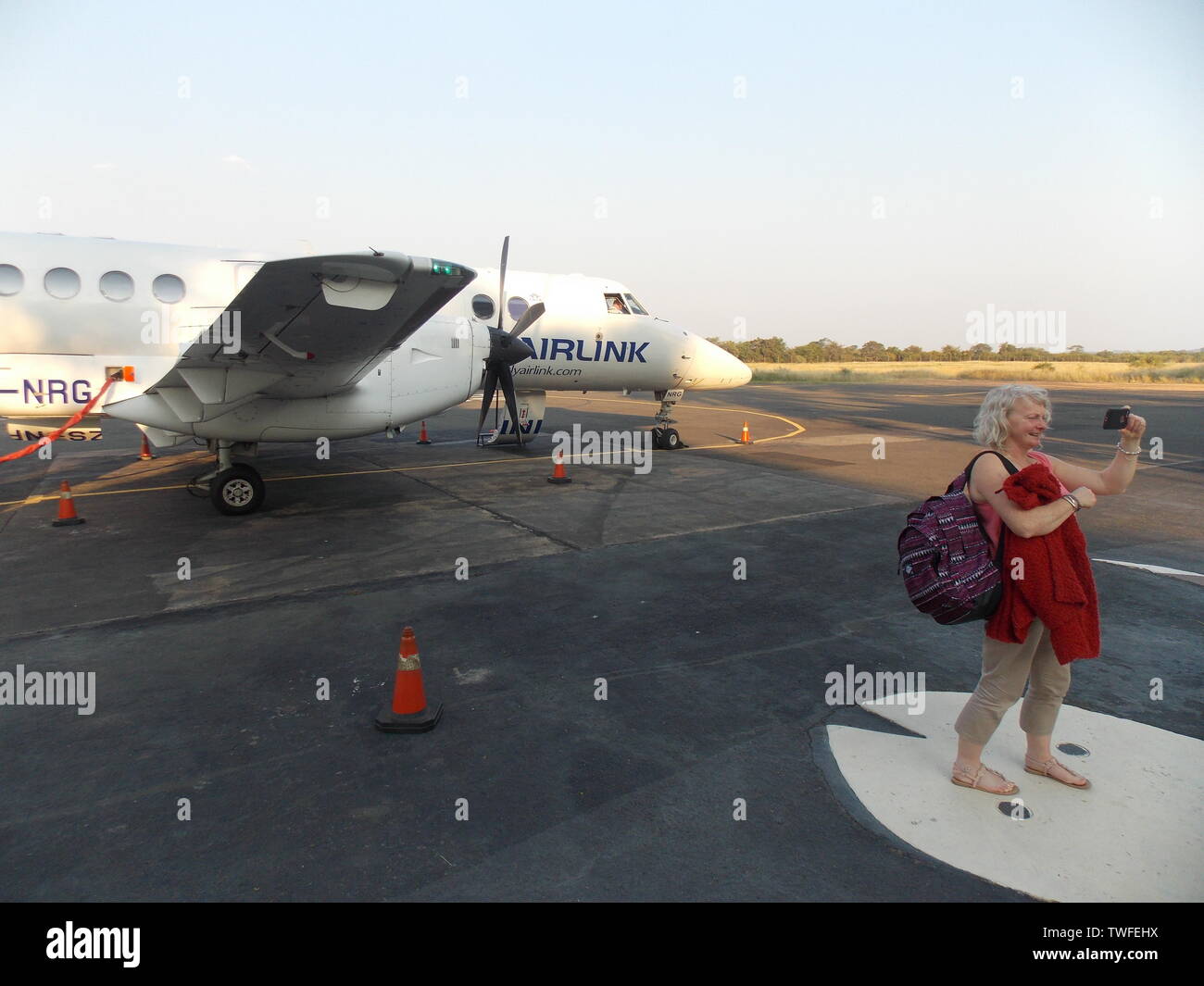 Aeroporto di Phalabora Foto Stock