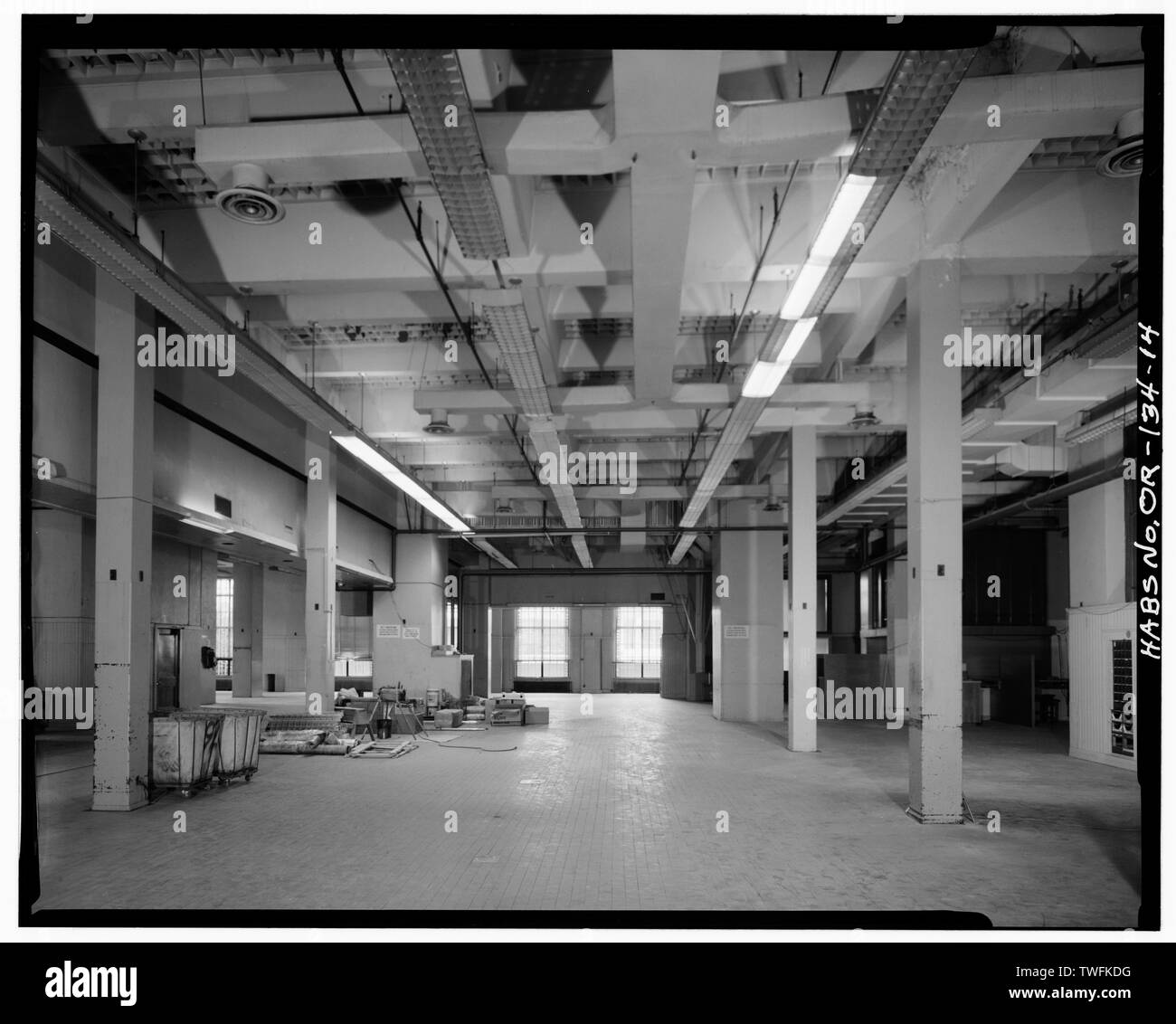 Il servizio postale studio, primo piano, a ovest - STATI UNITI Courthouse, 620 Southwest Main Street, Portland, Multnomah County, o Foto Stock