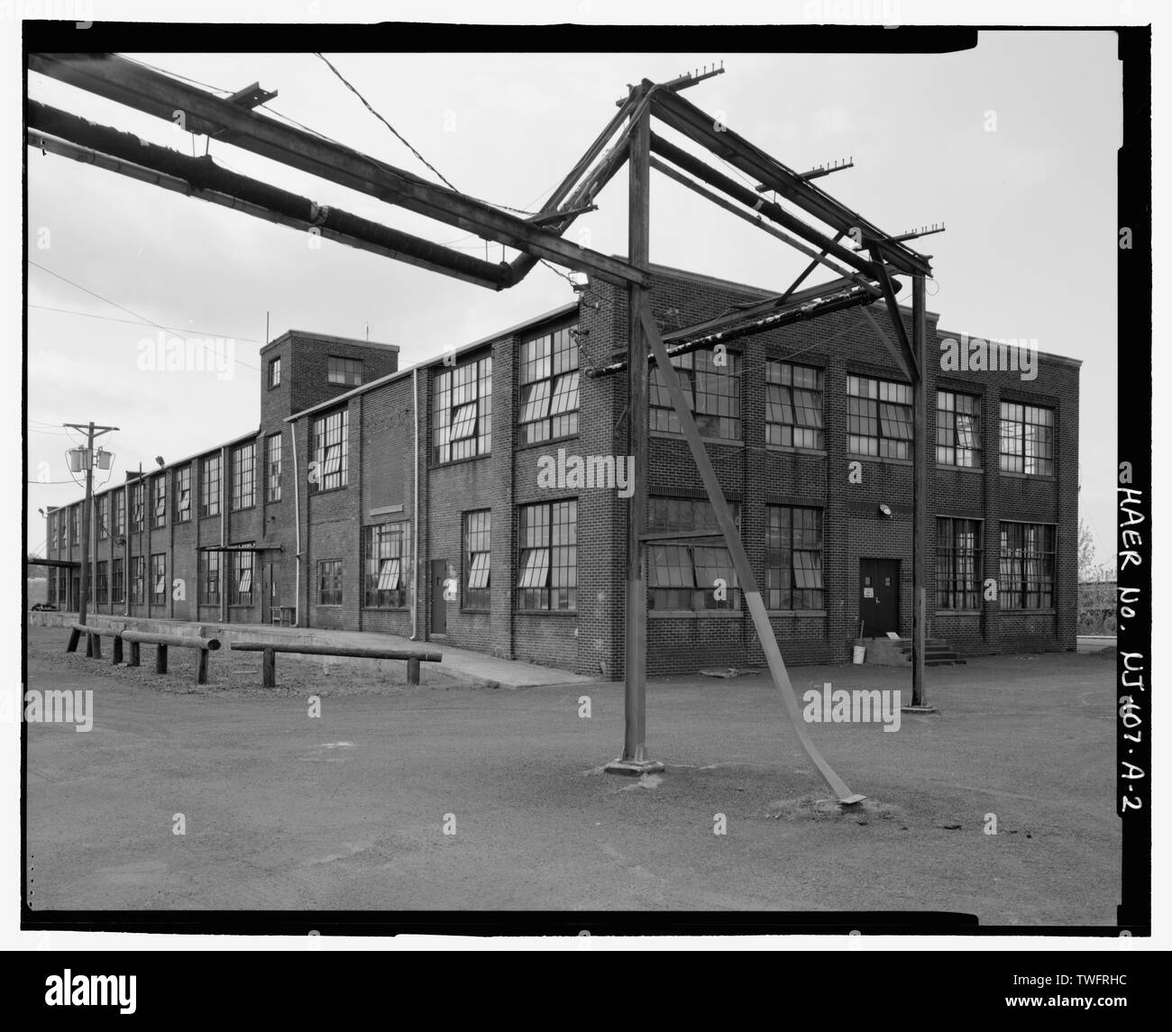 La costruzione del processo, nordest obliqua - Middlesex Impianto di campionamento, la costruzione del processo, 239 Mountain Avenue, Middlesex, Middlesex County, NJ Foto Stock