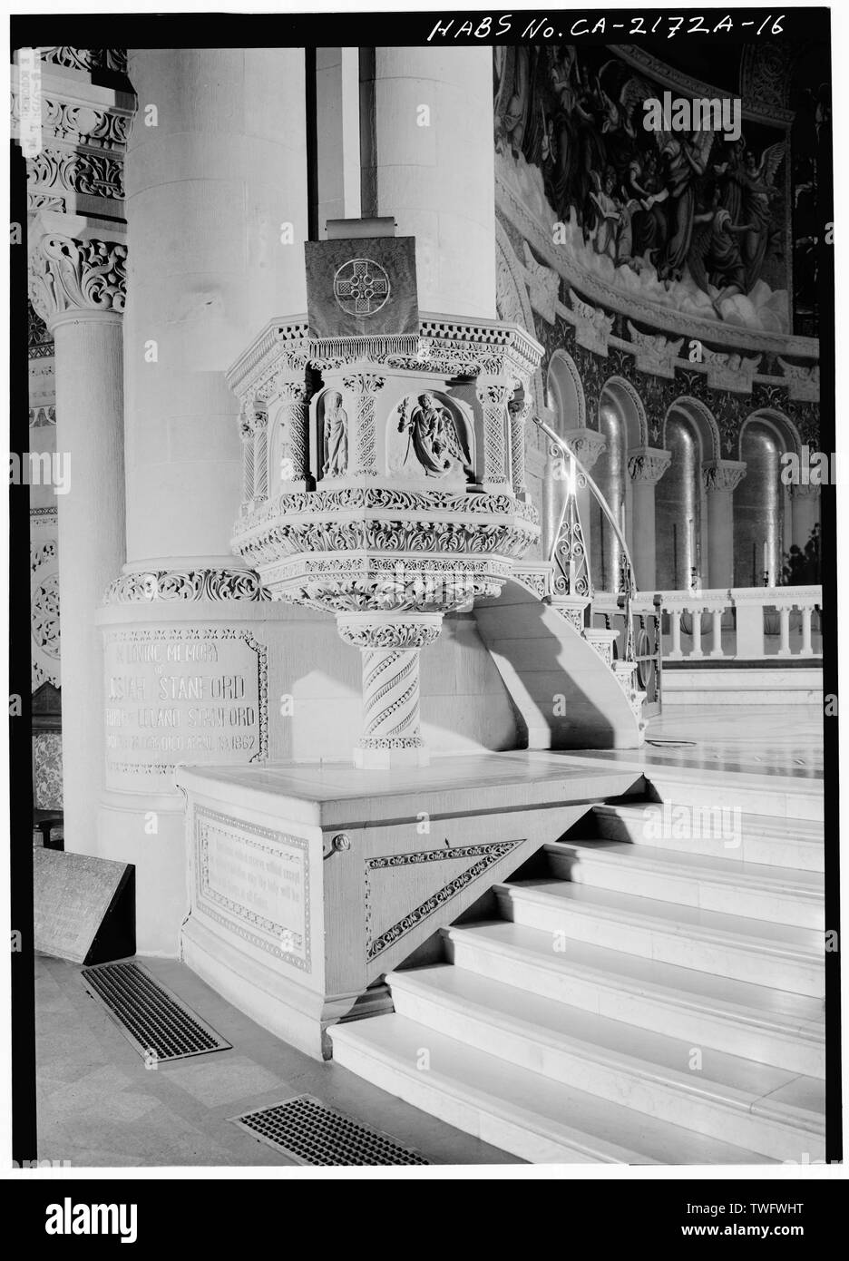 Pergamo - Università di Stanford Memorial Church, Stanford University Campus, Stanford, la Contea di Santa Clara, CA Foto Stock