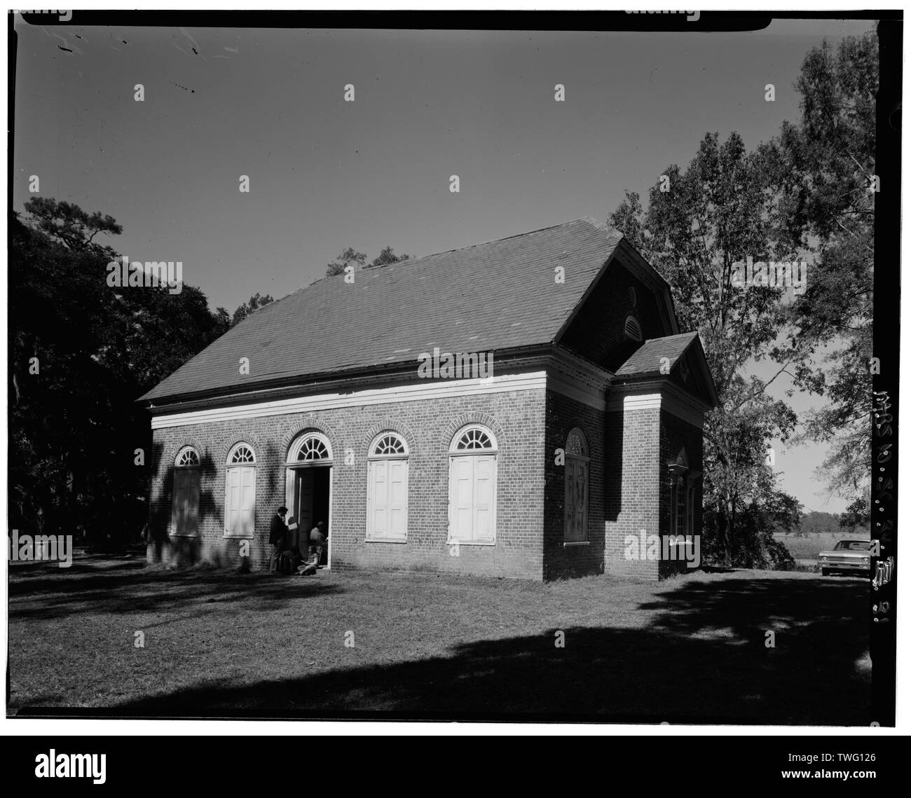 - Pompion Chapel Hill, Cooper River, lato sud, Huger, Berkeley County, SC Foto Stock