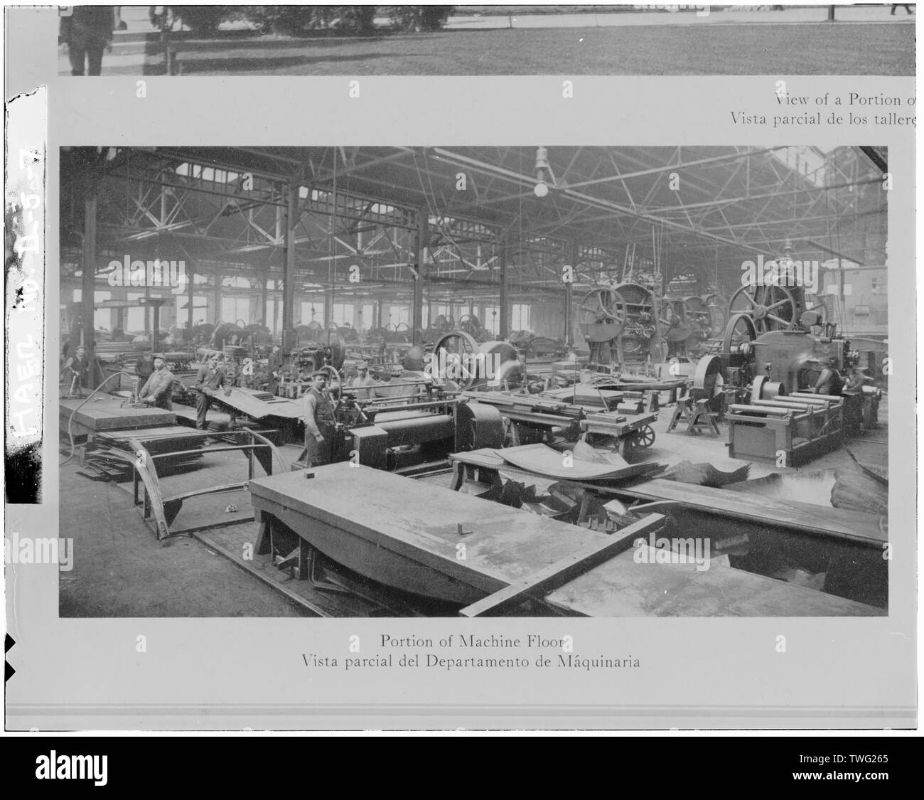 Porzione di pianale della macchina - Pullman complesso industriale, 111Street e Cottage Grove Avenue prossimità, Chicago, Contea di Cook, il Foto Stock