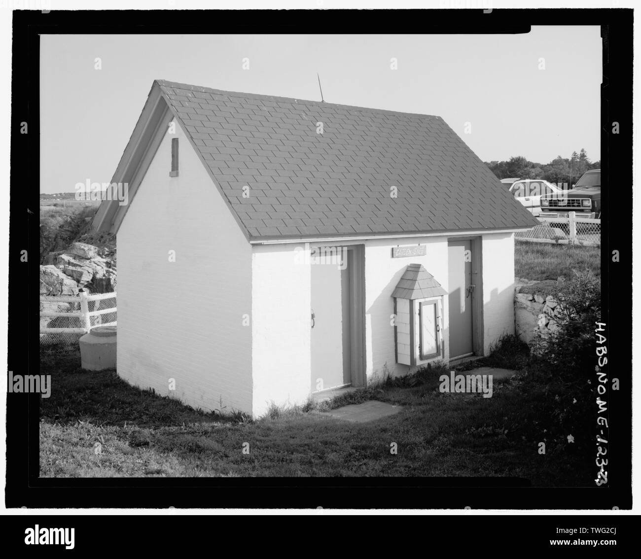 - Portland Head Light, Portland Head, circa 1 miglio a est di Shore Road, Cape Elizabeth, Cumberland County, ME Foto Stock