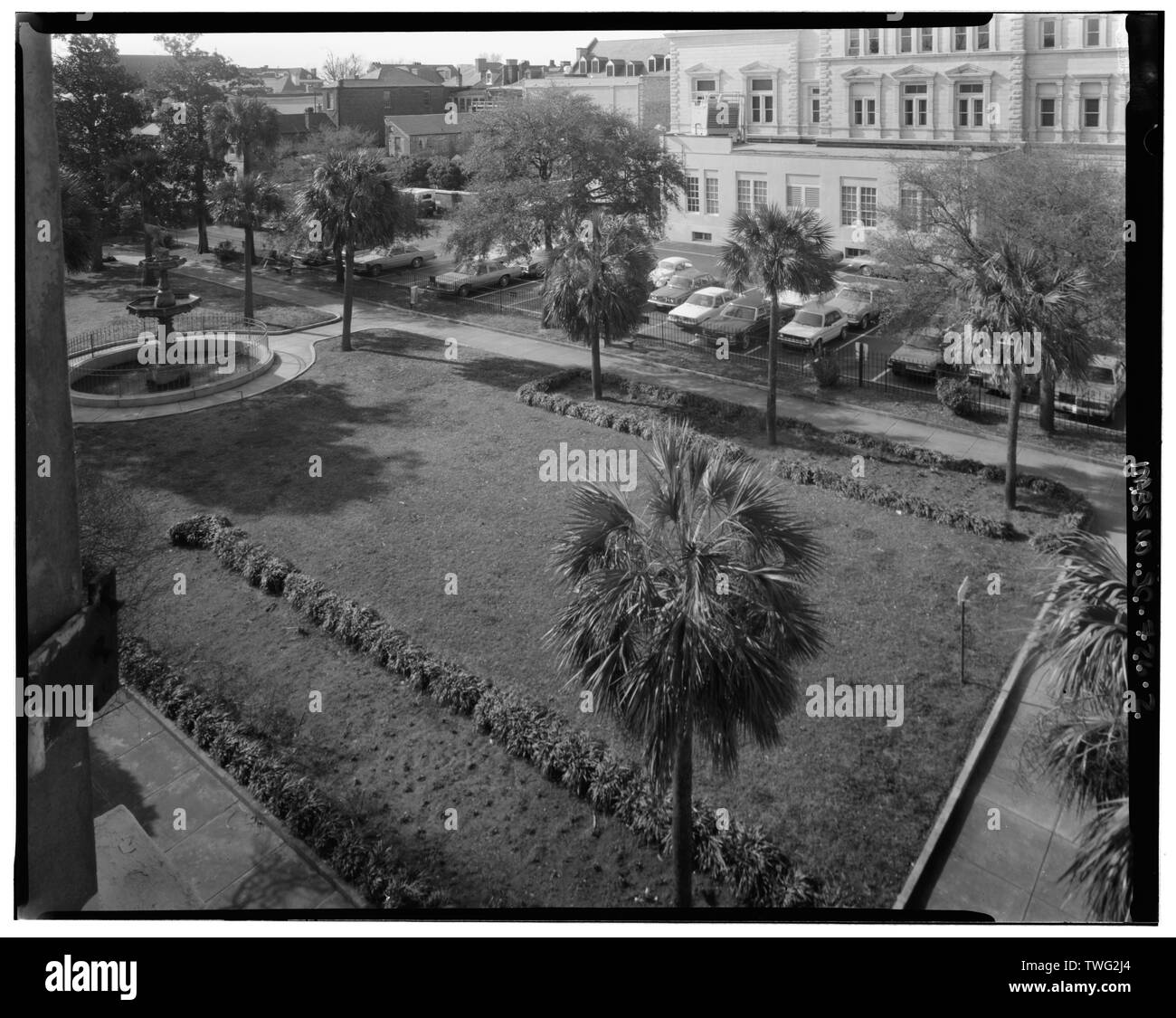 - Post Office Park, 73 sale riunioni Street, Charleston, Contea di Charleston, Sc; Charleston Club; Barbot e Scyle; noi Courthouse; US Custom House; Bayless, Charles N, fotografo Foto Stock