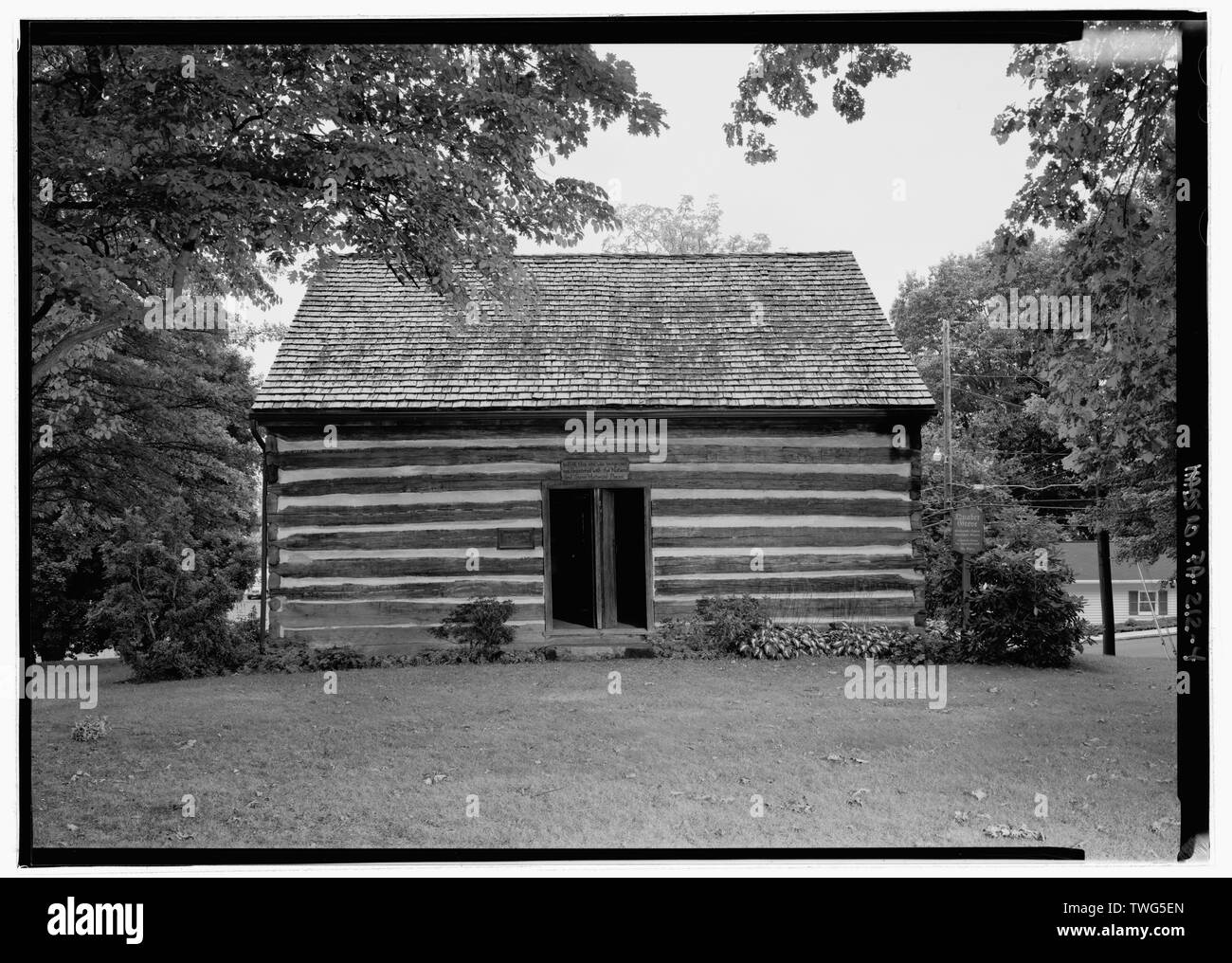 - Quaker Meetinghouse, terzo e strade del Sud, Catawissa, contea Columbia, PA Foto Stock