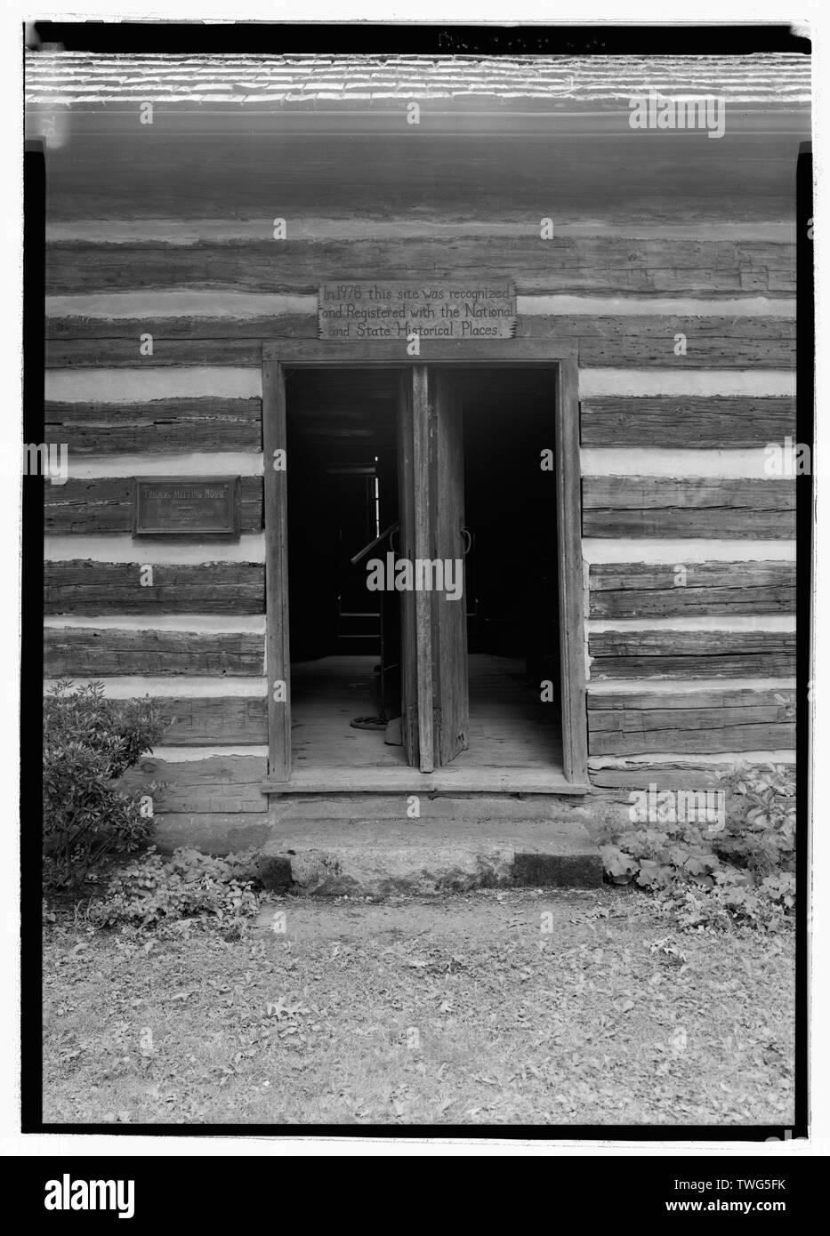 - Quaker Meetinghouse, terzo e strade del Sud, Catawissa, contea Columbia, PA Foto Stock